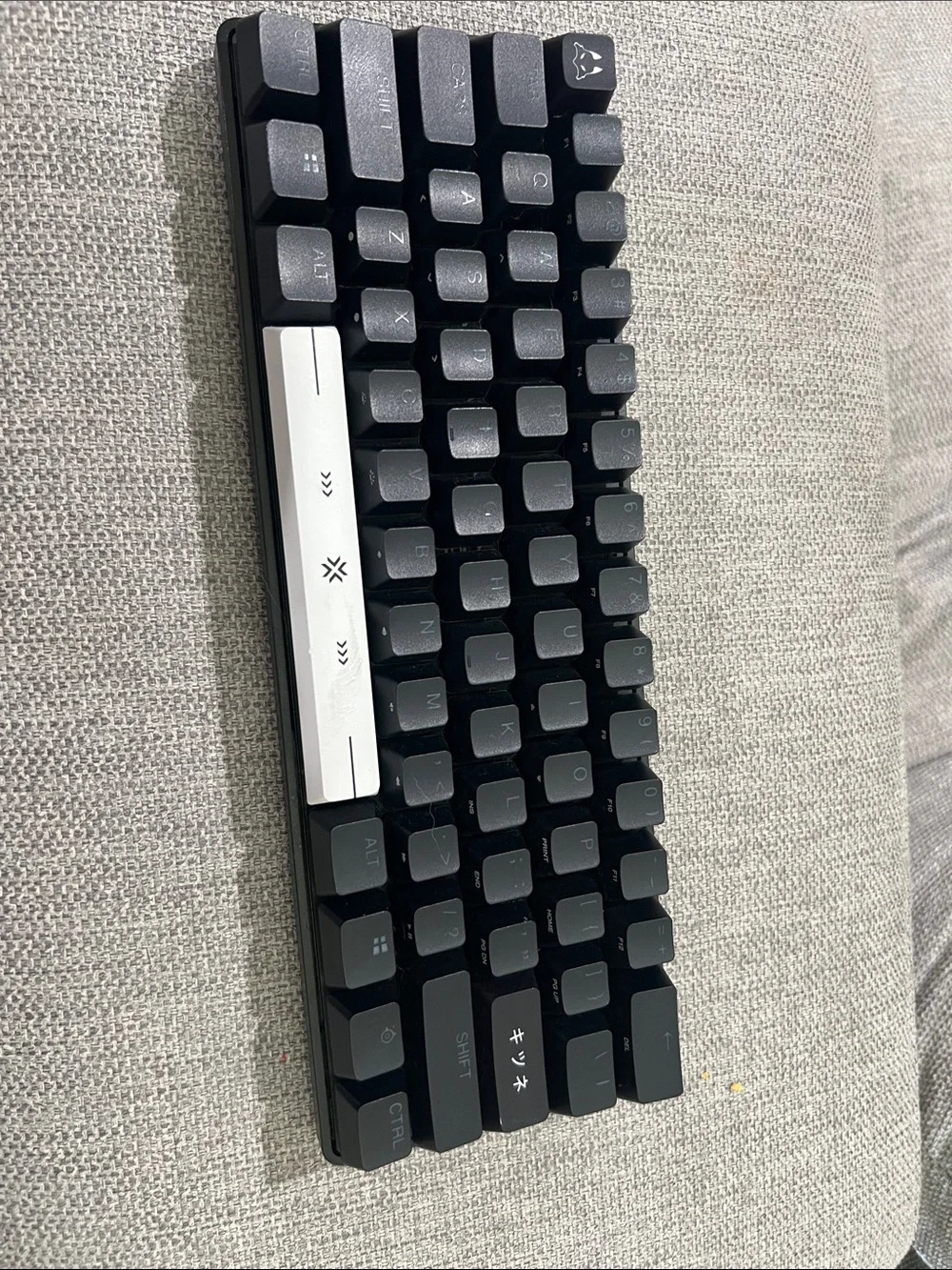 Apex 60% Black Mechanical Keyboard with Silver Spacebar